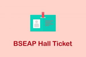 BSEAP Hall Ticket