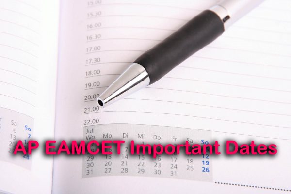 AP EAMCET Important Dates