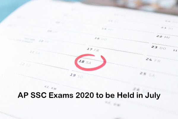 AP SSC Exams 2020 to be Held in July