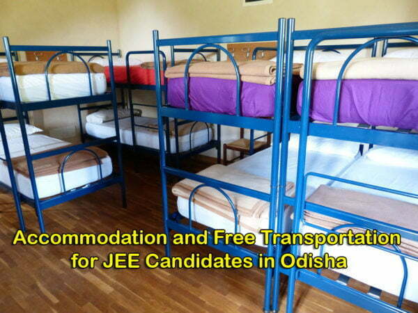 Accommodation and Free Transportation for JEE Candidates