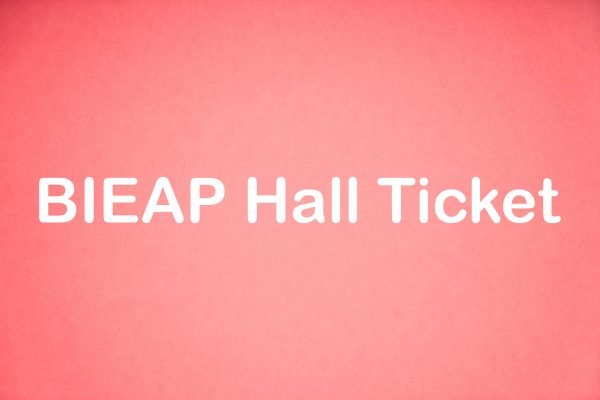 BIEAP Hall Ticket