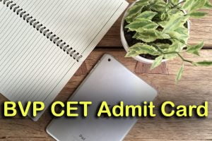 BVP CET Admit Card