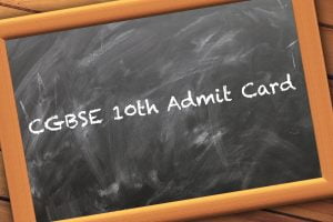 CGBSE 10th Admit Card