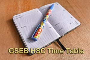 GSEB HSC Time Table