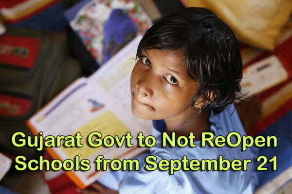 Gujarat Govt to Not ReOpen Schools from September 21