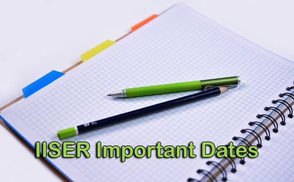 IISER Important Dates