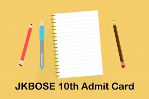 JKBOSE 10th Admit Card