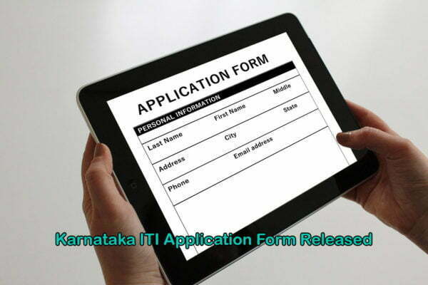 Karnataka ITI Application Form Released