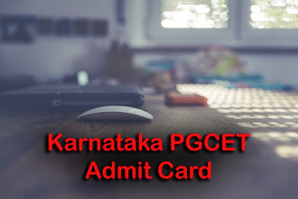 Karnataka PGCET Admit Card