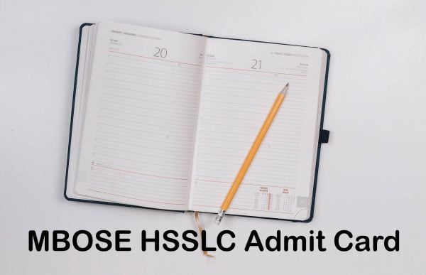 MBOSE HSSLC Admit Card