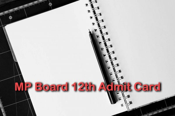 MP Board 12th Admit Card