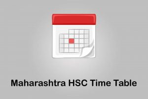 Maharashtra HSC Time Table