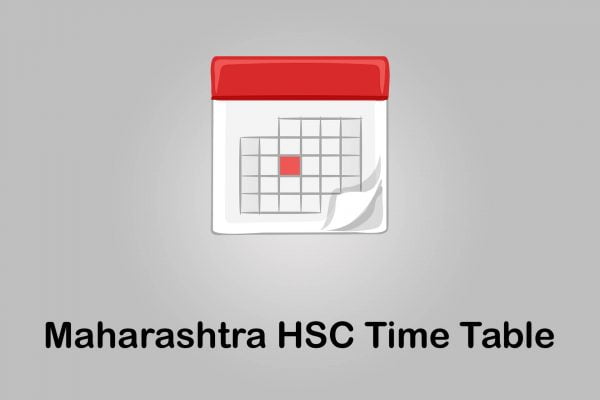Maharashtra HSC Time Table