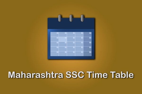 Maharashtra SSC Time Table