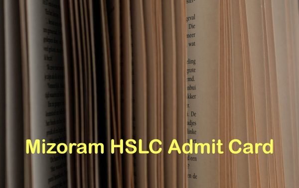 Mizoram Board HSLC Admit Card