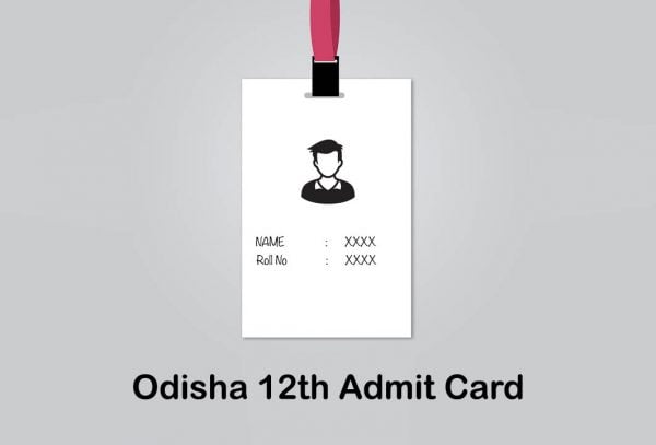 Odisha 12th Admit Card