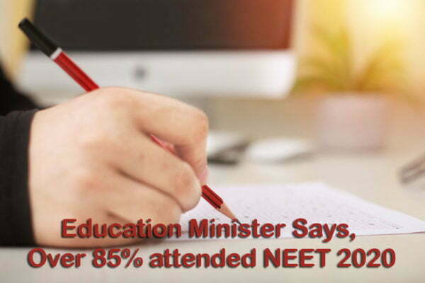 Over 85% attended NEET 2020