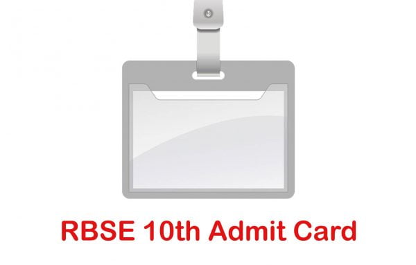 RBSE 10th Admit Card