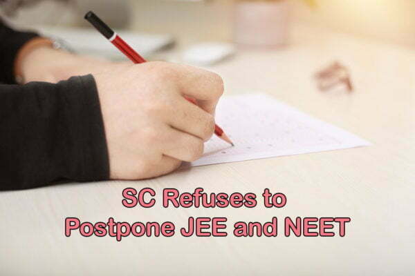 SC Refuses to Postpone JEE and NEET
