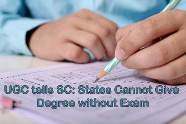 States Cannot Hand On Degree without Exam