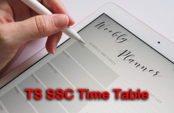 TS SSC Time Table