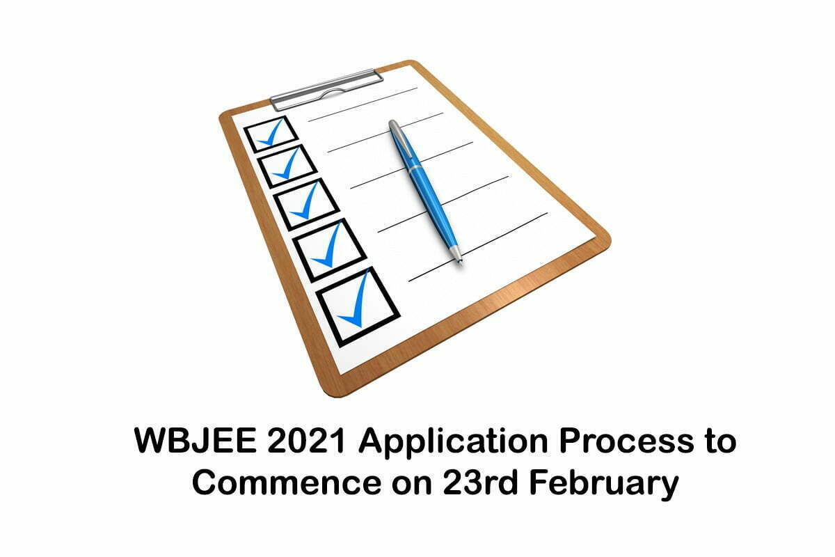 WBJEE 2021 Application Process to Commence on 23rd February